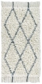 Krémszínű mosható kézi szövésű gyapjú szőnyeg 80x140 cm Berber Soul – Lorena Canals