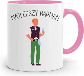 Rózsaszín Bögre Csaposnak Legjobb Csapos Ajándék fényképes nyomtatással