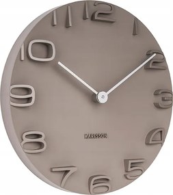 Falióra Műanyag Ø 42 CM Bézs Mélység 5 CM