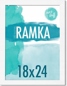 Képkeret 18x24 B5 képkeret 18x24 képkeret fehér Mdf fotó keret