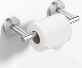 WC-papír tartó Forgatható WC-hez Ezüst matt rozsdamentes acél