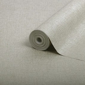 Bézs-arany színű, mosható szövet hatású tapéta