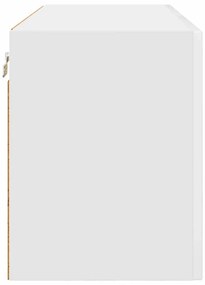 Fali konyhaszekrény polcokkal Fehér 80 x 31 x 40 cm Faanyag