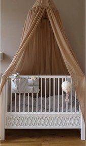 Világoskék bio pamut zsebes tároló kiságyra 42 cm Classic Stripes Blue – Cam Cam Copenhagen