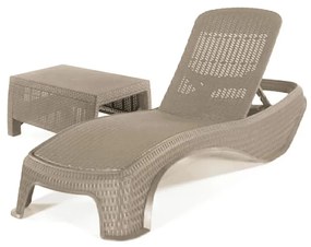 Atlantic kerti nyugágy set Corfu asztallal