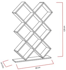 könyvespolc Kumsal - Red