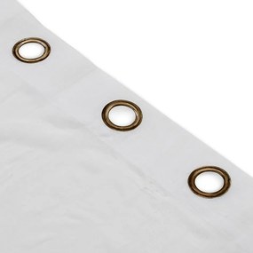 Homede Kresz Eyelets gold függöny, fehér, 280 x 240 cm, 280 x 240 cm