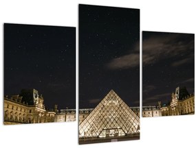 Kép - Louvre éjjel (90x60 cm)