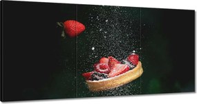 Vászonkép 120x60 Friss eper Gyümölcsök