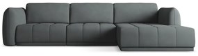 Sötétszürke sarokkanapé (jobb oldali) Hoku – Makamii