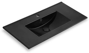 Cabinet washbasin Modena 81x46 cm black M8046BKM