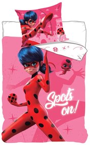 Pamut ágynemű MIRACULOUS - MAGIC LADYBUG 140x200cm