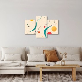 Kép - Minimalista színes illusztráció (90x60 cm)