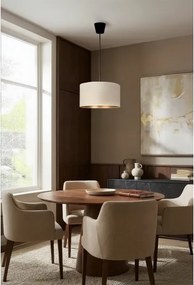 BRILAGI - VELVET függőlámpa kábellel 1xE27/60W/230V Ø 40 cm krémszínű/arany