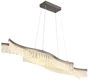 Globo 67348H - LED Csillár zsinóron JULIET LED/35W/230V 3200K matt króm