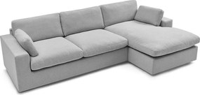 Világosszürke sarokkanapé Belair – Bobochic Paris