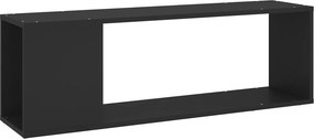 vidaXL fekete szerelt fa TV-szekrény 100 x 24 x 32 cm