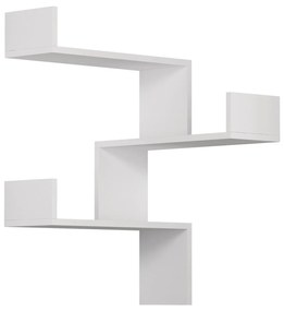 Fali polc Luksa - White