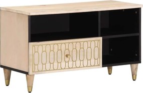 vidaXL tömör mangófa TV-szekrény 80 x 33 x 46 cm