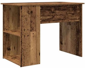 Íróasztal régi fa 100x55x75 cm műszaki fa
