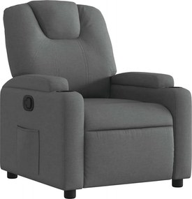 vidaXL sötétszürke szövet relaxfotel
