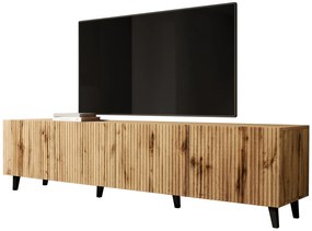 HAER 2 stílusos TV asztal - wotan tölgy / fekete