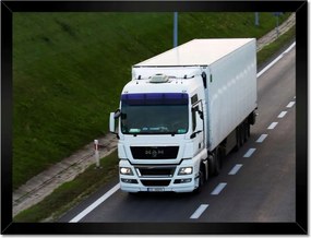 Poszterek keretben 40x30 Man nyergesvontató