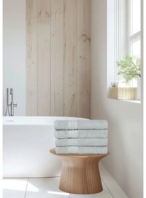 Világosszürke frottír pamut törölköző szett 4 db-os 50x100 cm – Good Morning