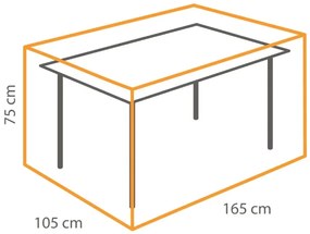 Védőfólia asztalra 165x105 cm