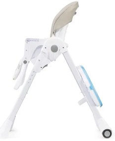 KINDERKRAFT - Gyerek étkezőszék YUMMY bézs/fehér