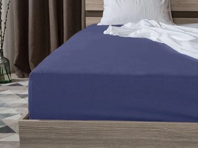 Jersey lepedő tengerészkék 90 x 200 cm