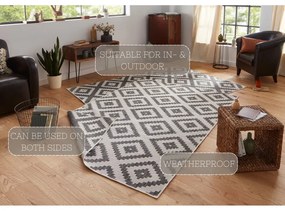 Malta szürke kültéri szőnyeg, 80 x 150 cm - NORTHRUGS