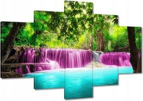 Festmények 120x80 Színes tájkép Vízesés