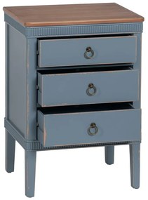 Kék éjjeliszekrény Shabby – Ixia