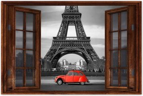 Poszterek 120x80 Piros autó torony