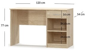 Íróasztal  Terrell (szonoma tölgy). 1053294