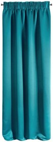 Egyszínű türkiz sötétítő függöny 135 x 270 cm