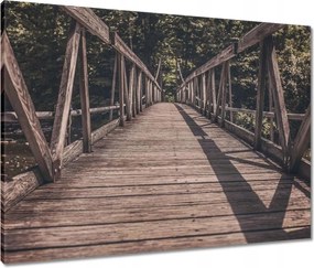 Vászonkép 80x60 Fa híd