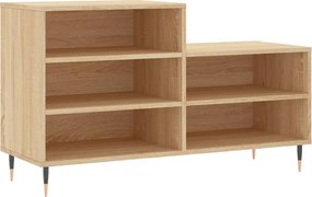 vidaXL sonoma tölgy színű szerelt fa cipőszekrény 102x36x60 cm