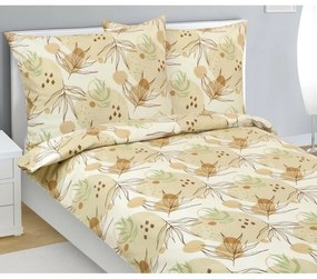 Bellatex Flanel ágynemű Podzim, 140 x 220 cm, 70 x 90 cm