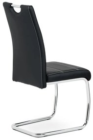 Fekete Ekobőr Étkezőszék. HC-481 BK
