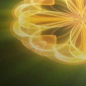 Sárga virág képe (120x50 cm)