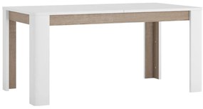 LINTA bővíthető étkezőasztal, 160-200x75,5x90, alpesi fehér