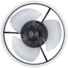 Brilagi-LED állítható lámpa ventilátorral LED/30W/230V 3000-6500K fekete+DO
