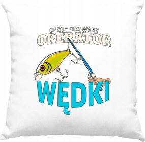 Horgászbot kezelő párna mém horgászat fehér