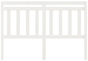 fehér tömör fenyőfa ágy fejtámla 166 x 4 x 100 cm