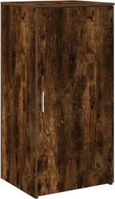 vidaXL tároló szekrény füstös tölgy 50x45x103,5 cm szerelt fa