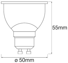 KÉSZLET 3x LED RGBW Dimmelhető izzó SMART+ GU10/4,9W/230V 2700K-6500K - Ledvance