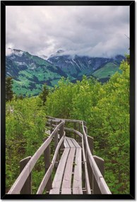 Poszterek keretben 40x60 Híd Építészet Tájkép