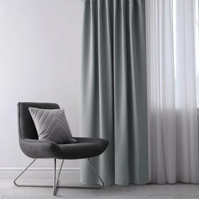 Szürke sötétítő függöny 140x175 cm Eyelets – Restilo